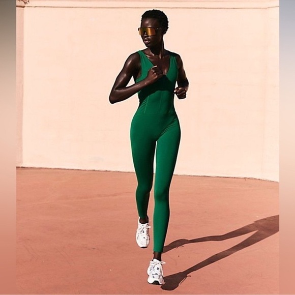 Free People Pants - New Free People FP Movement Never Better One Piece Green NWOT XS